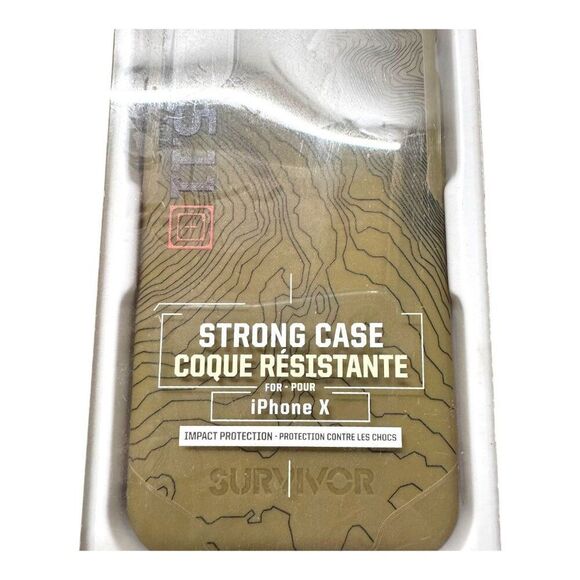 5.11 Tactical Strong Case for iPhone X by Griffin Survivor GB44078 Camo Protect - Picture 3 of 6